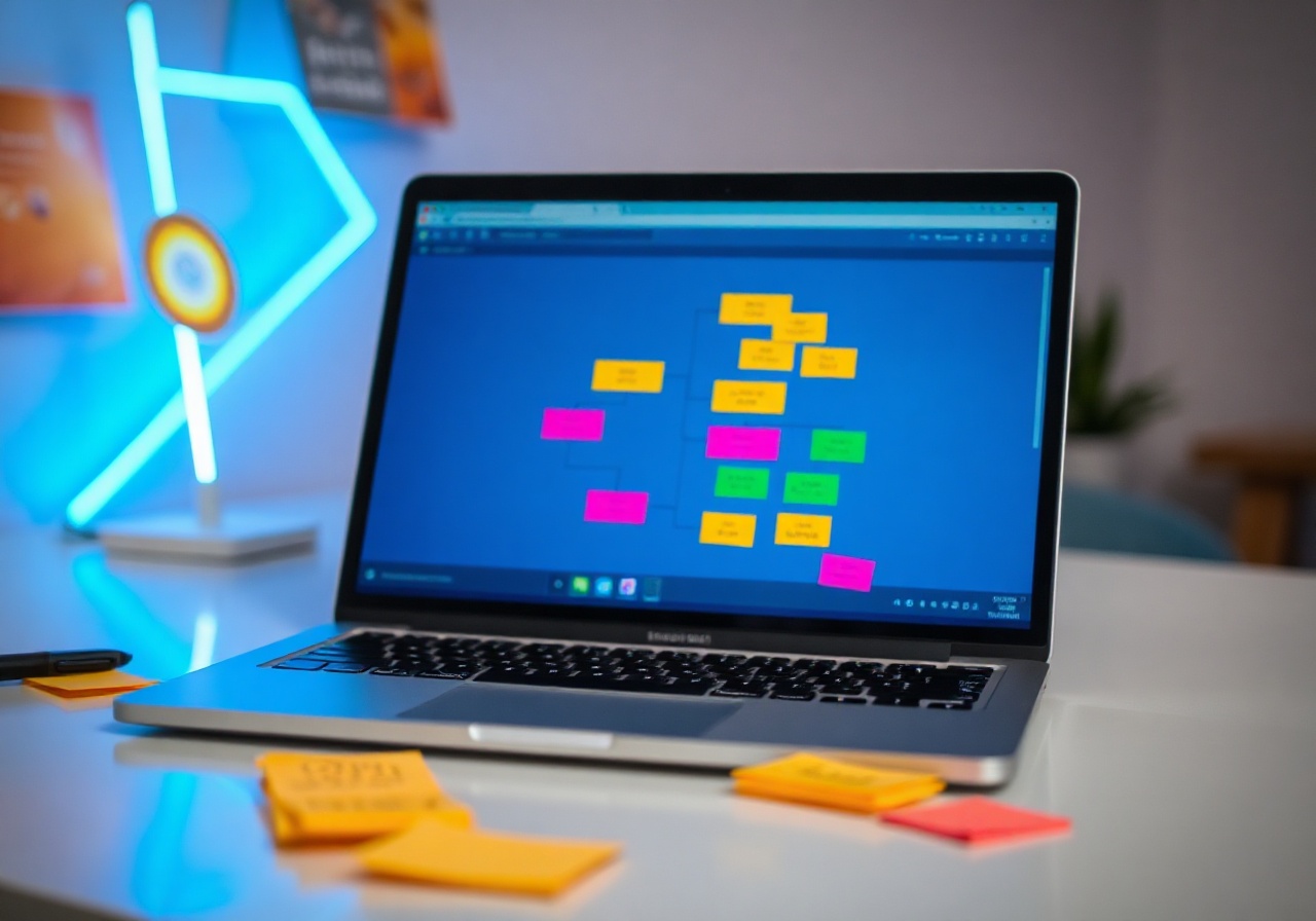 Интерфейс визуального редактора JsonForge с отображением узлов схемы